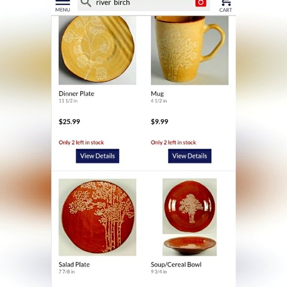 Cabela's  River Birch Stoneware 10" Soup Bowl 🍜 - Picture 1 of 16